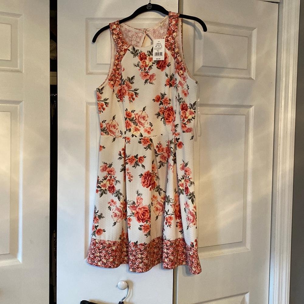 Floral dress size large